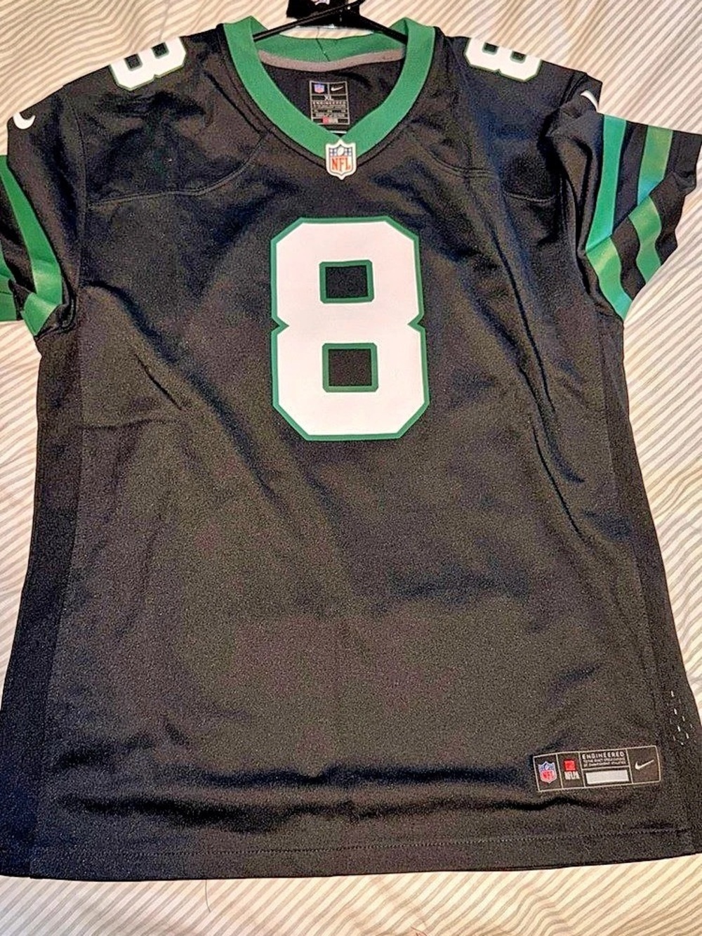 Nike New York Jets Aaron Rodgers Black Alternate Game Jersey & Green Game Jersey
